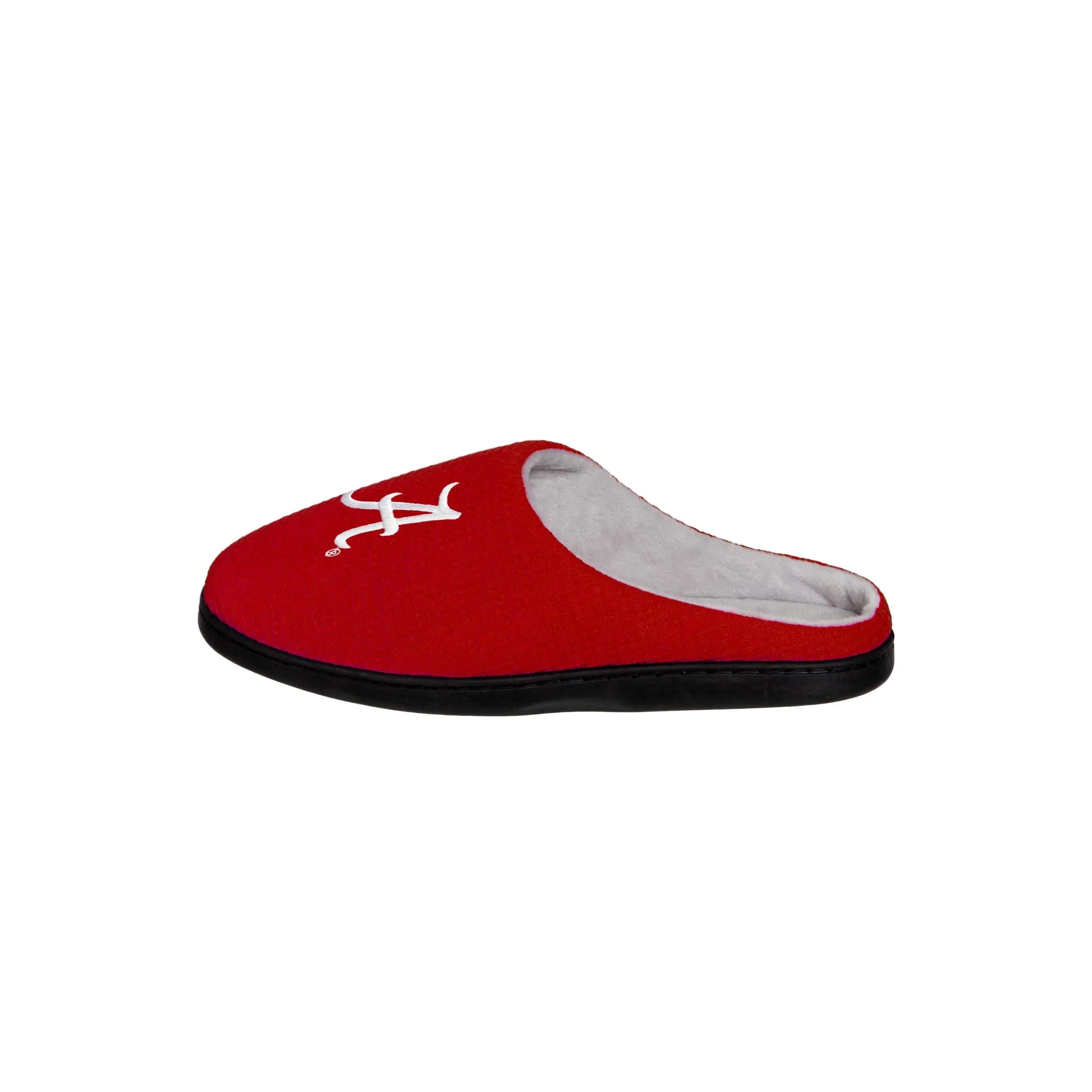 Alabama Crimson Tide NCAA Mens Memory Foam Slide Slippers