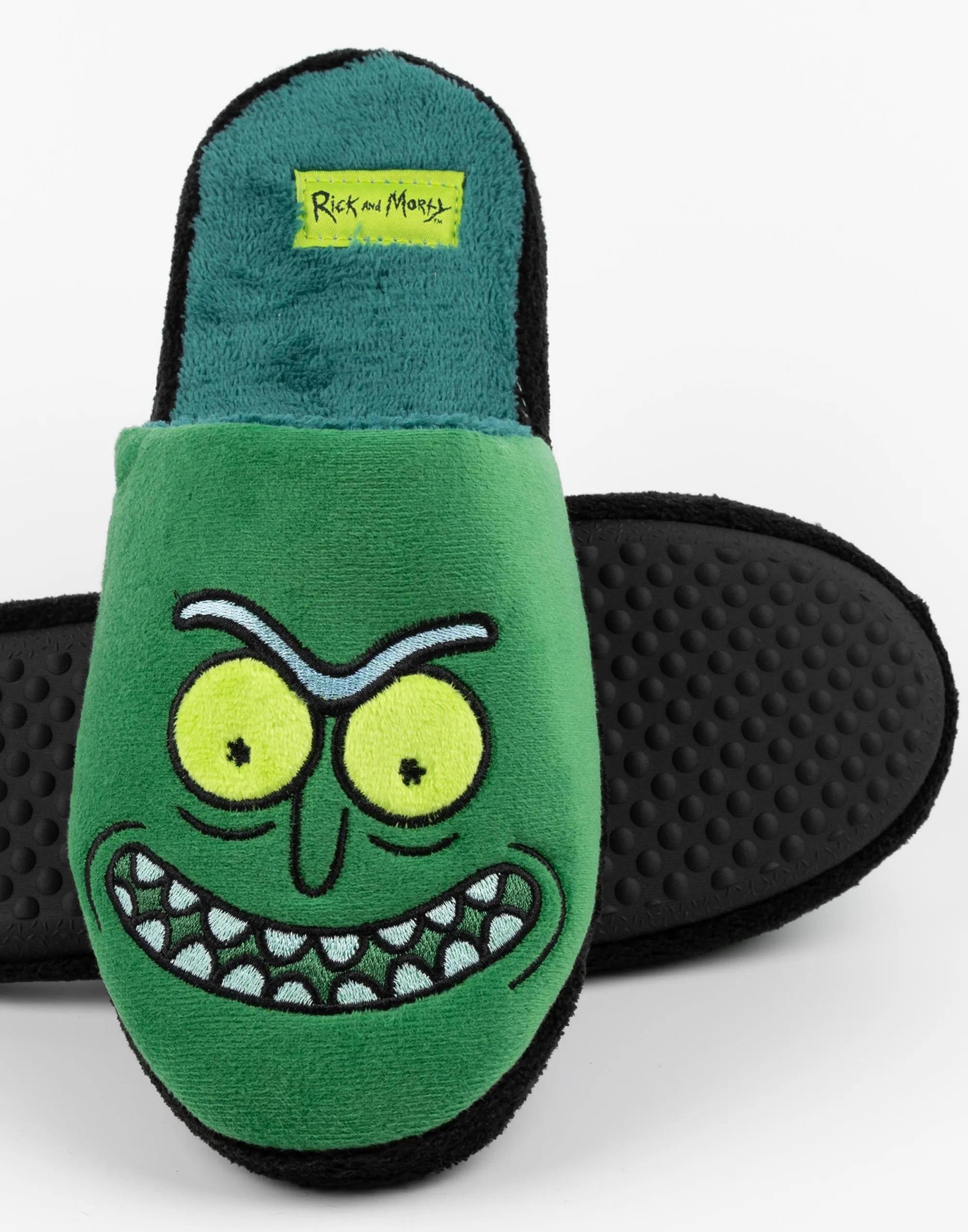 Rick And Morty Pickle Rick Mens Slippers