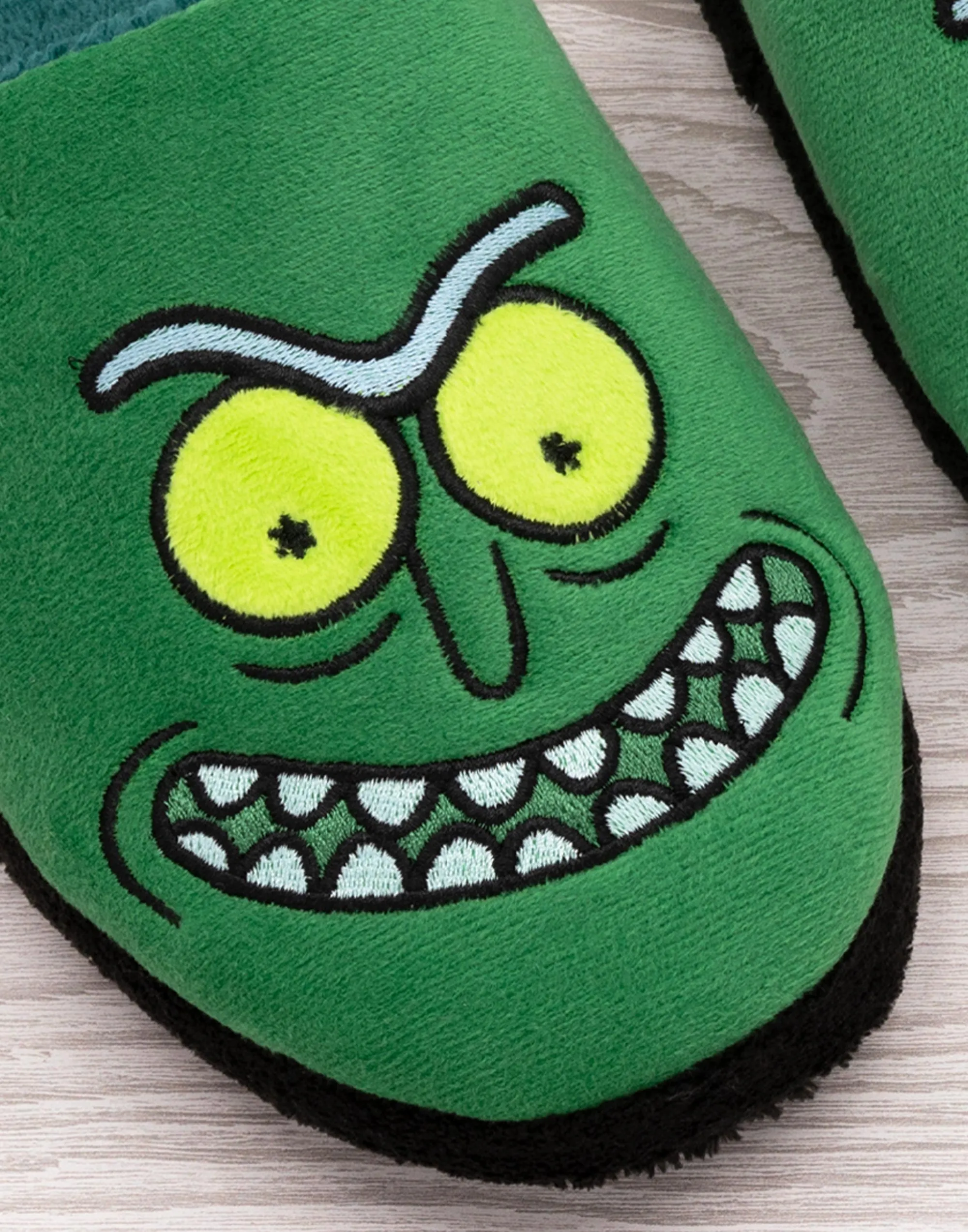 Rick And Morty Pickle Rick Mens Slippers